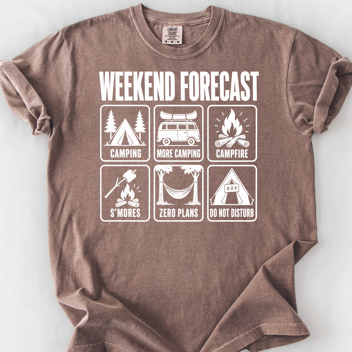 Weekend Forecast T-Shirt — Espresso