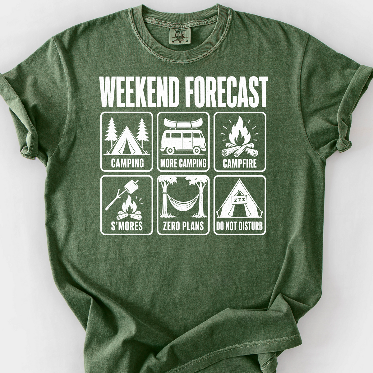 Weekend Forecast T-Shirt — Moss
