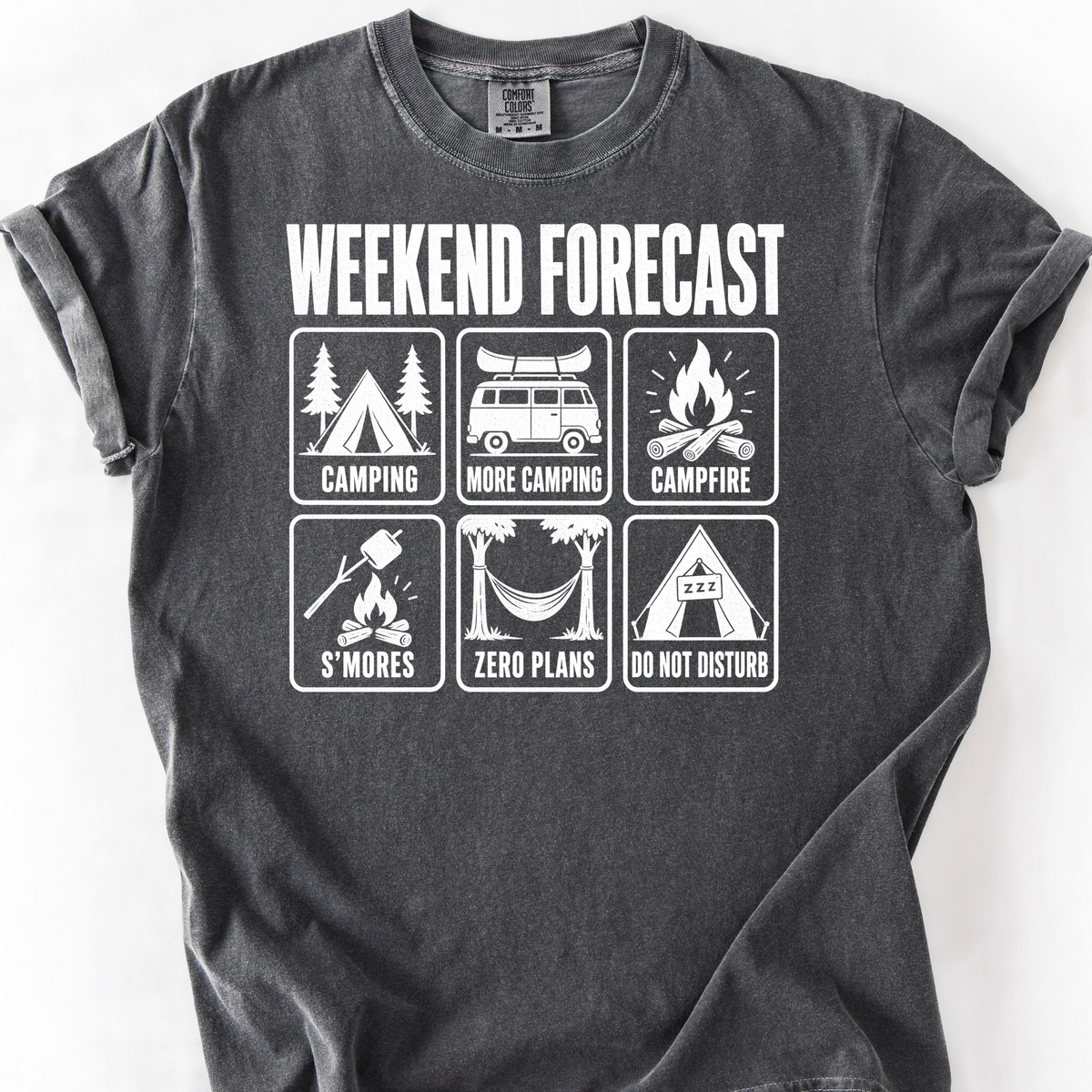Weekend Forecast T-Shirt — Pepper