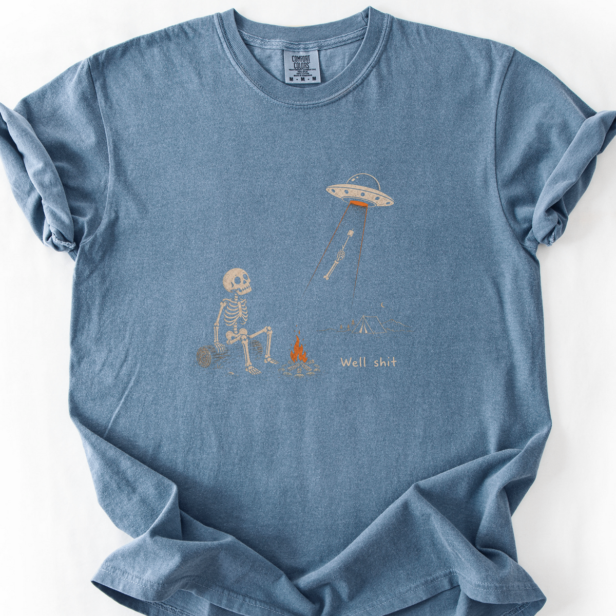 Well Shit Abduction T-Shirt — Blue Jean