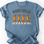 wiener takes all T-Shirt — Blue Jean