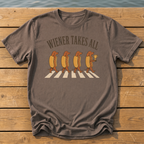 wiener takes all T-Shirt — Espresso