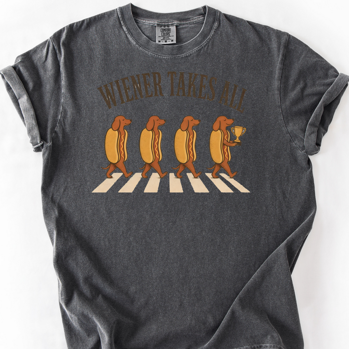 wiener takes all T-Shirt — Pepper