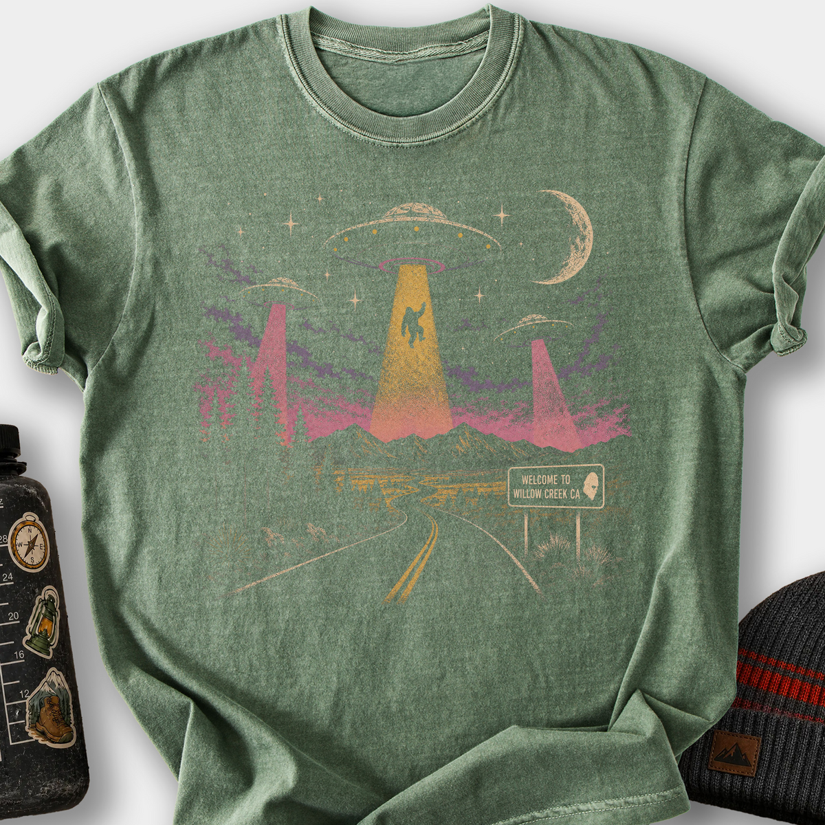 Willow Creek T-Shirt — Moss