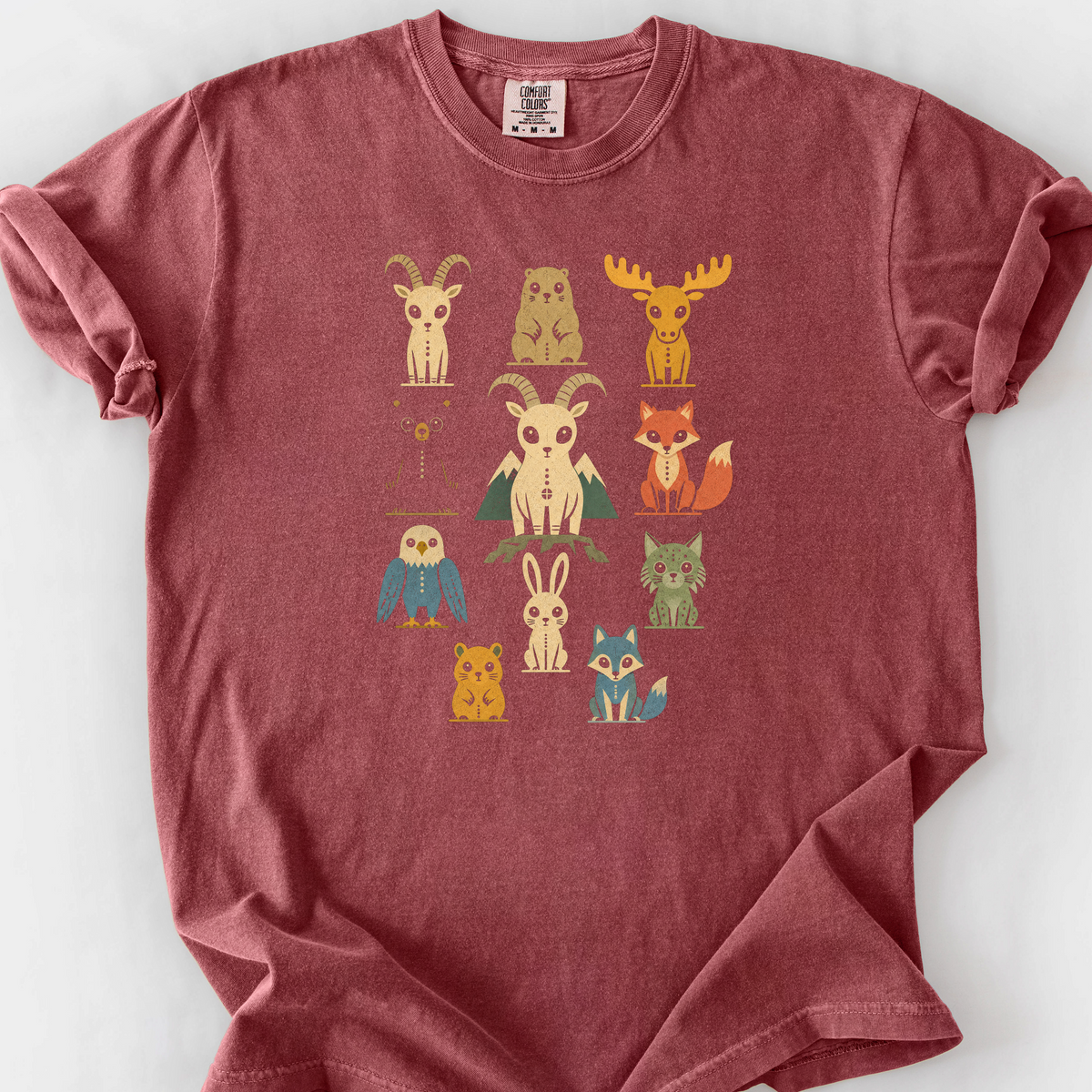 Woodland Lineup T-Shirt — Brick