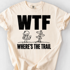 Wtf Wheres The Trail T-Shirt — Ivory