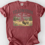 Yellowstone National Park T-Shirt — Brick