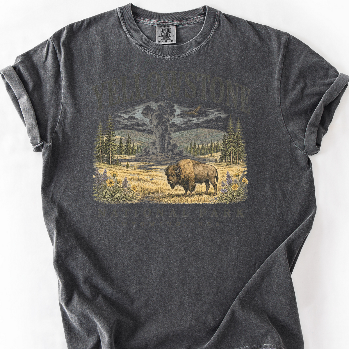 Yellowstone National Park T-Shirt — Pepper