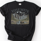 Yosemite National Park T-Shirt — Black