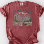 Yosemite National Park T-Shirt — Brick