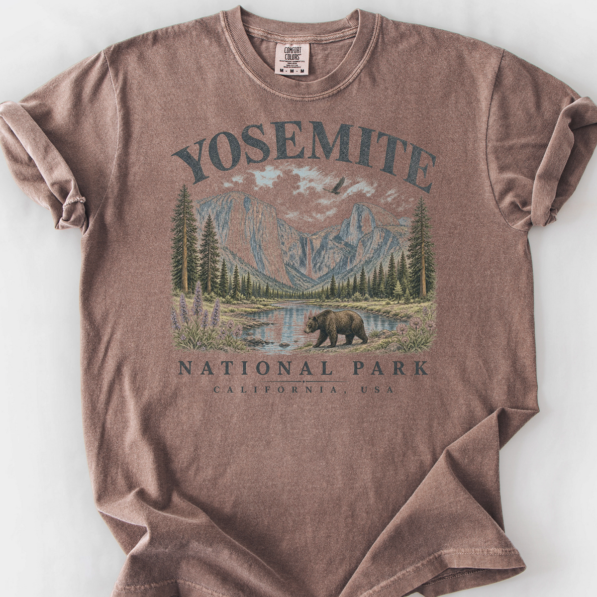 Yosemite National Park T-Shirt — Espresso