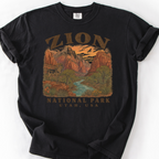 Zion National Park T-Shirt — Black