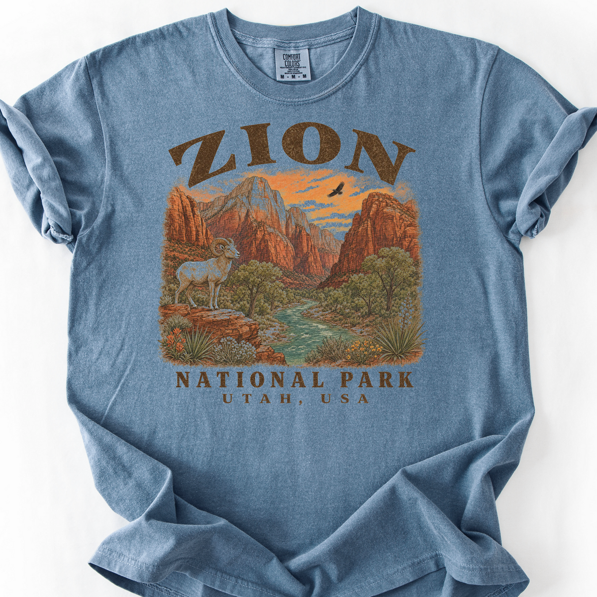 Zion National Park T-Shirt — Blue Jean