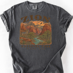 Zion National Park T-Shirt — Pepper