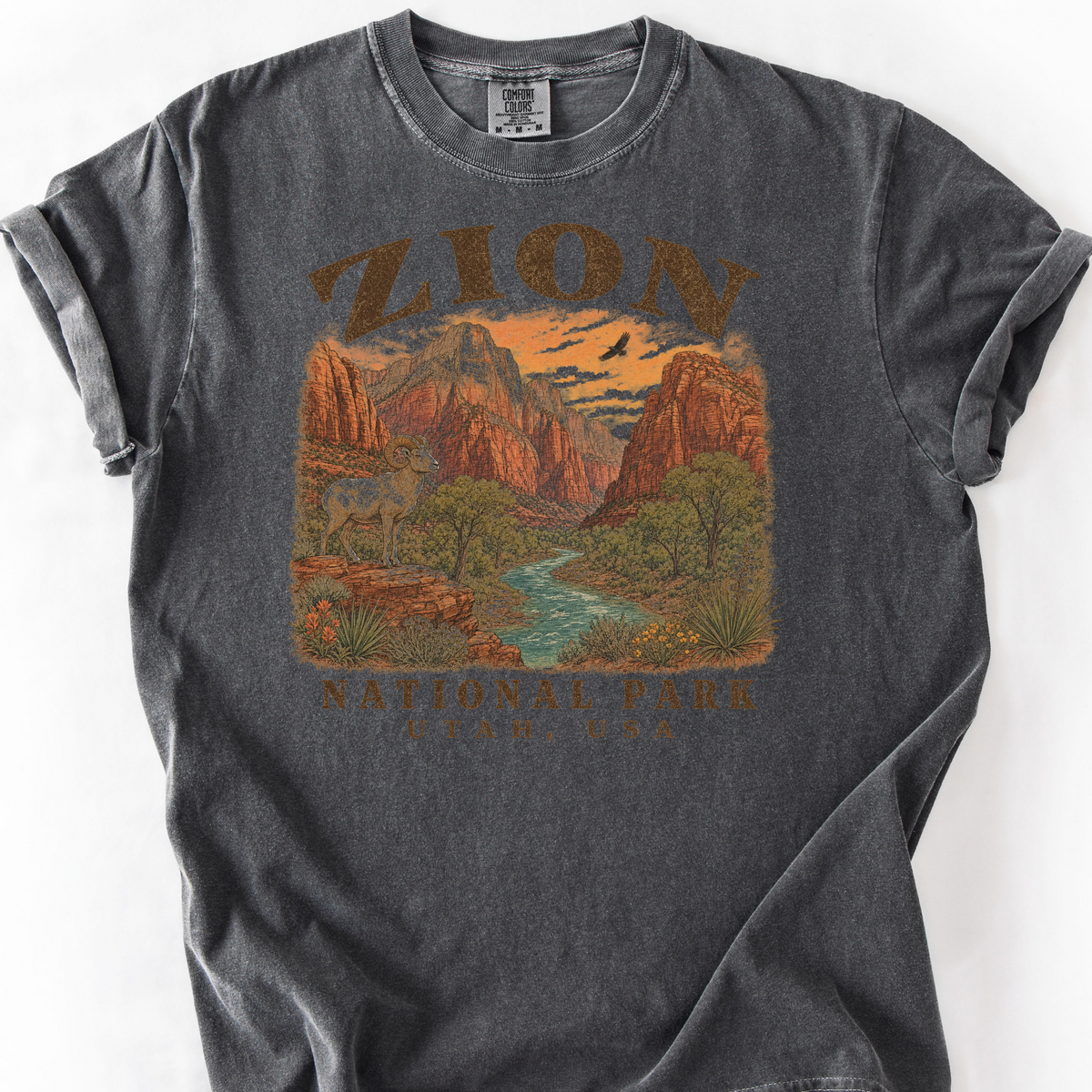 Zion National Park T-Shirt — Pepper